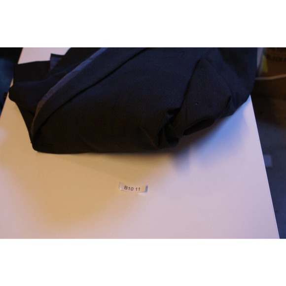 Hart Schaffner Marx Blazer Men 40L Black Long Sleeve Single Breasted Notch Lapel - Picture 10 of 10